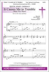 It Causes Me to Tremble SATB choral sheet music cover